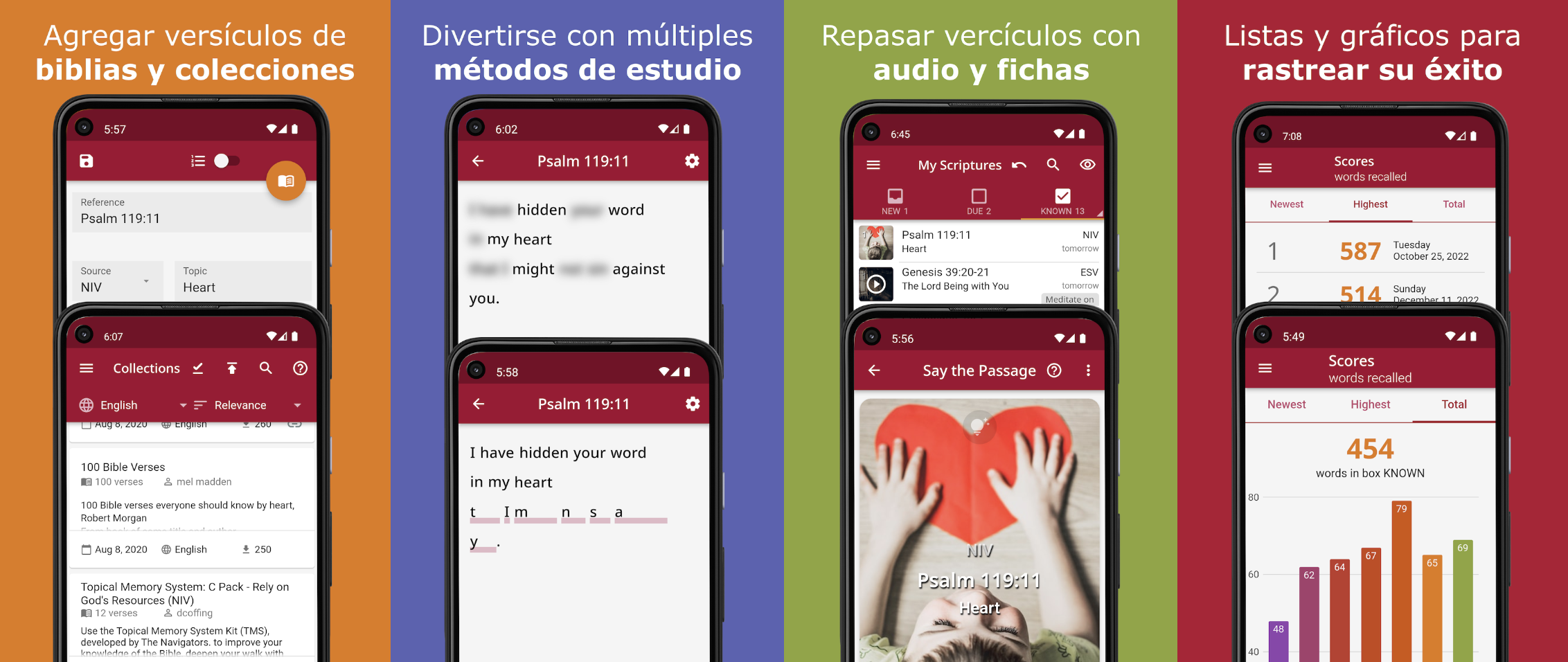 Cómo memorizar versículos de la Biblia — Métodos y herramientas
